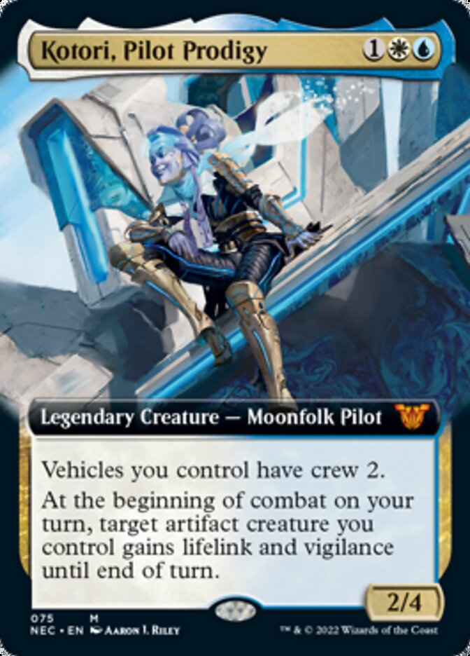 Kotori, Pilot Prodigy (Extended Art) [Kamigawa: Neon Dynasty Commander] - The Mythic Store | 24h Order Processing