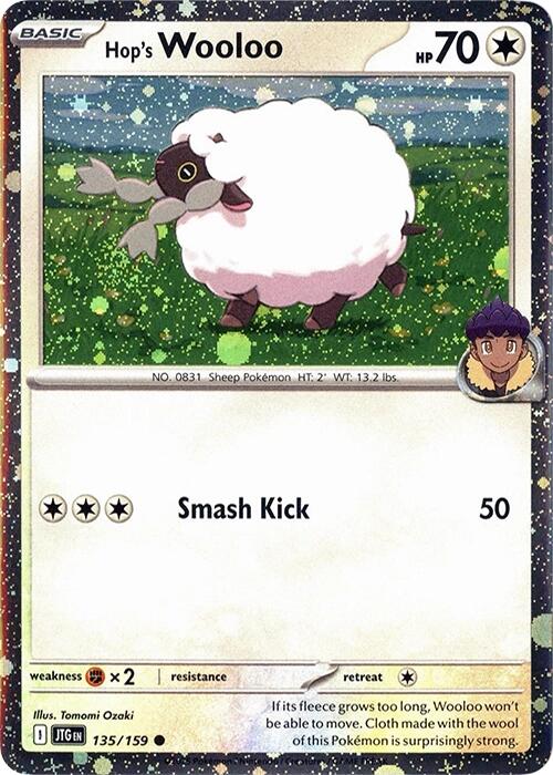 Hop's Wooloo (135/159) (Cosmos Holo) [Scarlet & Violet: Journey Together] - The Mythic Store | 24h Order Processing