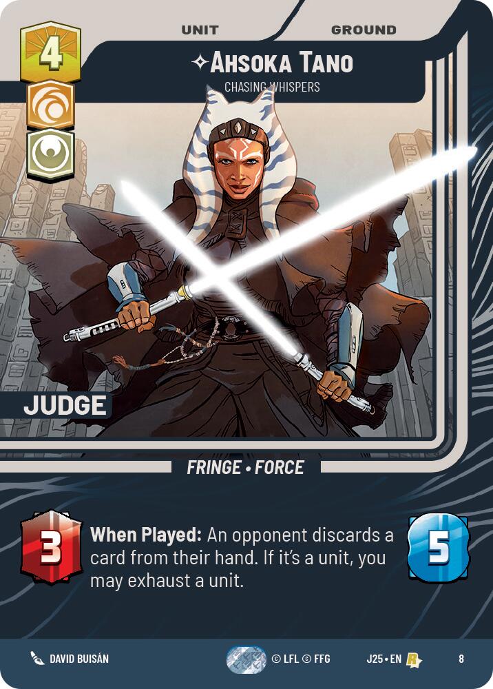 Ahsoka Tano - Chasing Whispers (8) (8) [Judge Promos] - The Mythic Store | 24h Order Processing