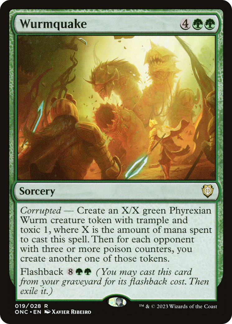 Wurmquake [Phyrexia: All Will Be One Commander] - The Mythic Store | 24h Order Processing