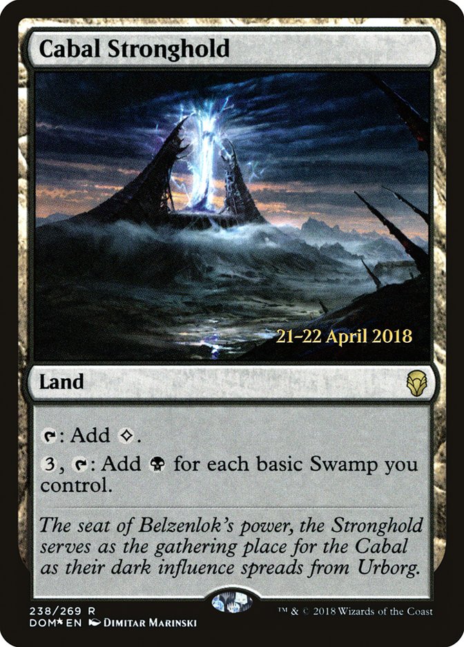 Cabal Stronghold [Dominaria Prerelease Promos] - The Mythic Store | 24h Order Processing