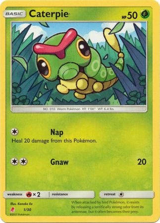 Caterpie (1/30) [Sun & Moon: Trainer Kit - Lycanroc] - The Mythic Store | 24h Order Processing