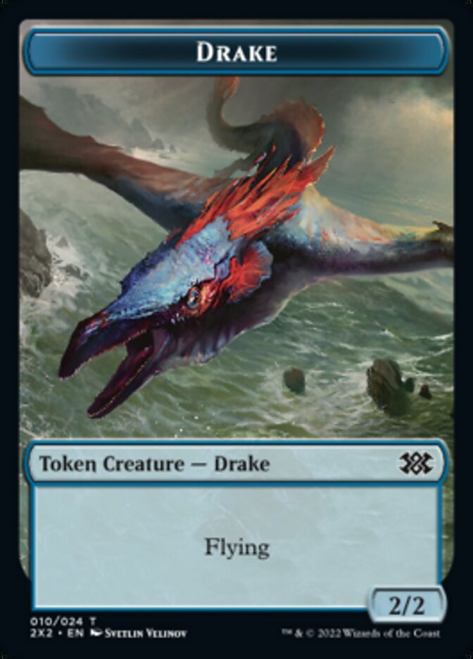 Drake // Angel Double-Sided Token [Double Masters 2022 Tokens] - The Mythic Store | 24h Order Processing