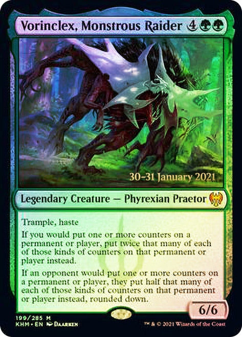 Vorinclex, Monstrous Raider [Kaldheim Prerelease Promos] - The Mythic Store | 24h Order Processing