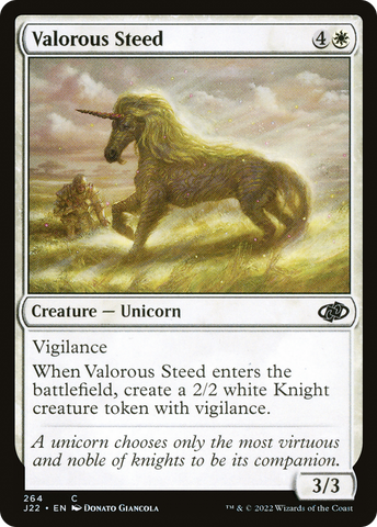 Valorous Steed [Jumpstart 2022] - The Mythic Store | 24h Order Processing