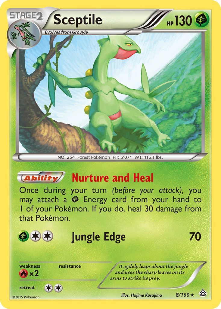 Sceptile (8/160) [XY: Primal Clash] - The Mythic Store | 24h Order Processing