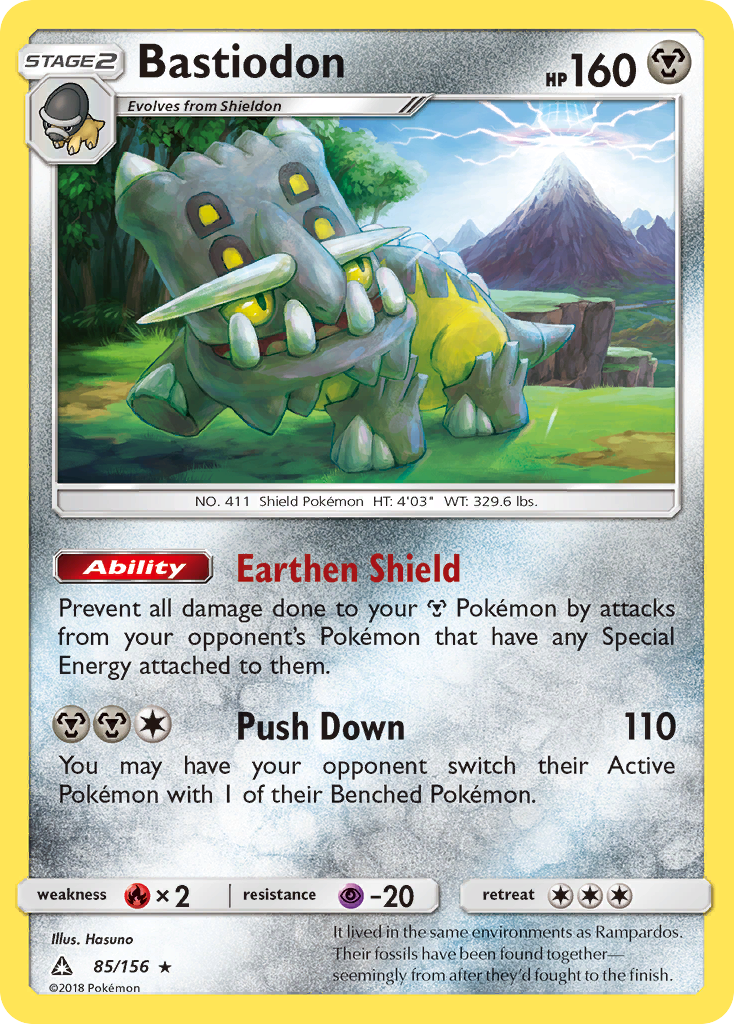 Bastiodon (85/156) [Sun & Moon: Ultra Prism] - The Mythic Store | 24h Order Processing