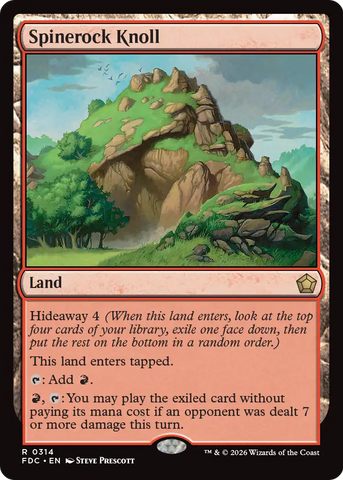 Spinerock Knoll [Foundations Commander] - The Mythic Store | 24h Order Processing