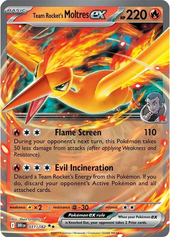 Team Rocket's Moltres ex (031/182) [Scarlet & Violet: Destined Rivals] - The Mythic Store | 24h Order Processing