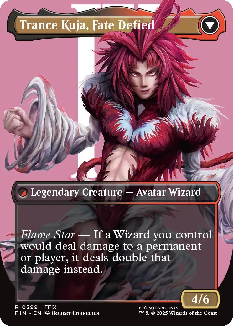 Kuja, Genome Sorcerer // Trance Kuja, Fate Defied (Borderless) [FINAL FANTASY] - The Mythic Store | 24h Order Processing