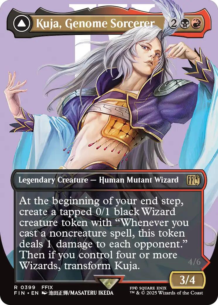 Kuja, Genome Sorcerer // Trance Kuja, Fate Defied (Borderless) [FINAL FANTASY] - The Mythic Store | 24h Order Processing