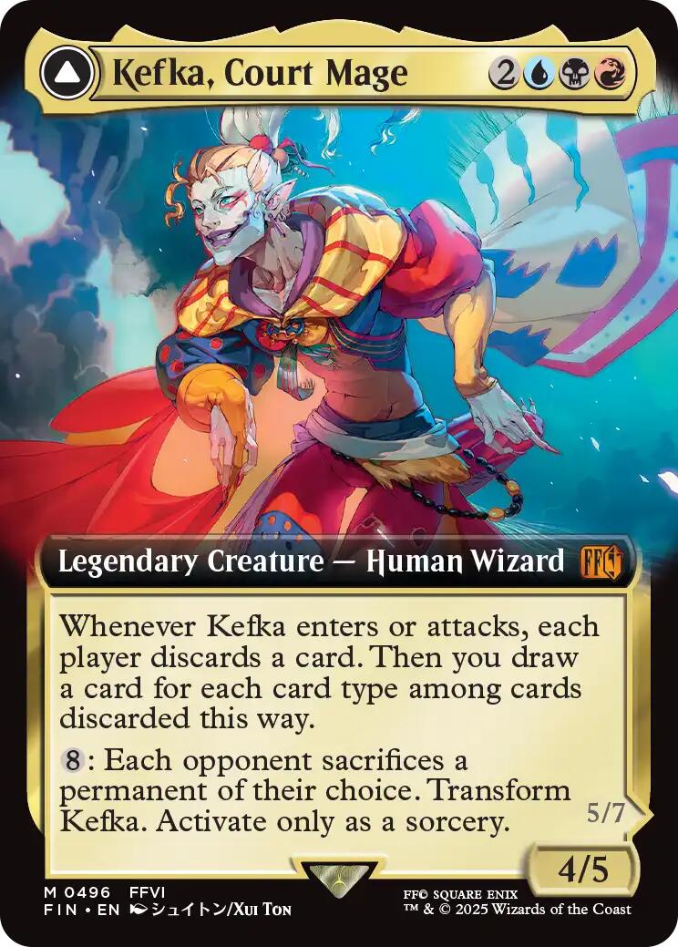 Kefka, Court Mage // Kefka, Ruler of Ruin (Extended Art) [FINAL FANTASY] - The Mythic Store | 24h Order Processing