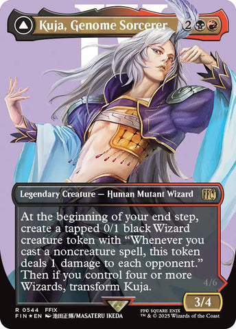 Kuja, Genome Sorcerer // Trance Kuja, Fate Defied (Borderless) (Surge Foil) [FINAL FANTASY] - The Mythic Store | 24h Order Processing