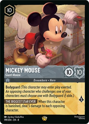 Mickey Mouse - Giant Mouse (199/204) [Reign of Jafar] - The Mythic Store | 24h Order Processing