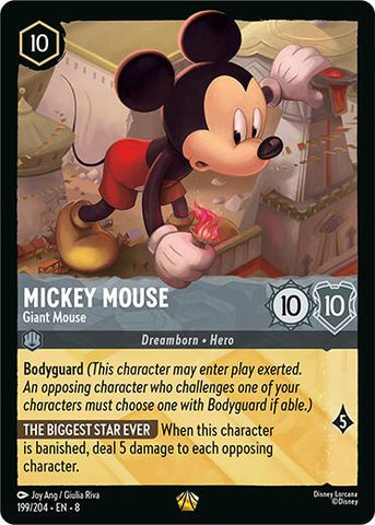 Mickey Mouse - Giant Mouse (199/204) [Reign of Jafar] - The Mythic Store | 24h Order Processing