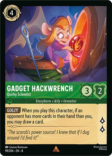 Gadget Hackwrench - Quirky Scientist (99/204) [Reign of Jafar] - The Mythic Store | 24h Order Processing