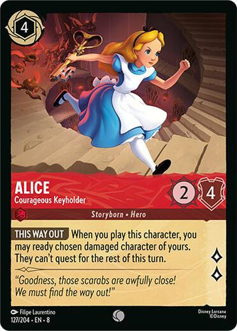 Alice - Courageous Keyholder (127/204) [Reign of Jafar] - The Mythic Store | 24h Order Processing