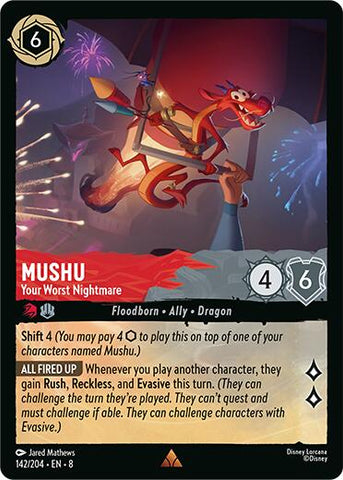 Mushu - Your Worst Nightmare (142/204) [Reign of Jafar] - The Mythic Store | 24h Order Processing