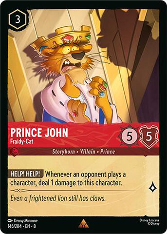 Prince John - Fraidy-Cat (146/204) [Reign of Jafar] - The Mythic Store | 24h Order Processing