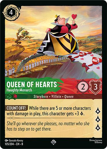 Queen of Hearts - Haughty Monarch (105/204) [Reign of Jafar] - The Mythic Store | 24h Order Processing