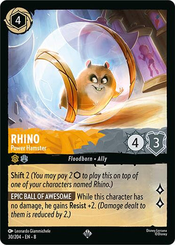 Rhino - Power Hamster (30/204) [Reign of Jafar] - The Mythic Store | 24h Order Processing