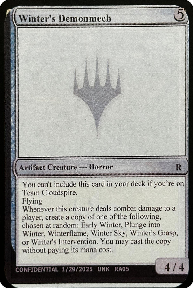 Winter's Demonmech [Unknown Event] - The Mythic Store | 24h Order Processing