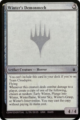 Winter's Demonmech [Unknown Event] - The Mythic Store | 24h Order Processing