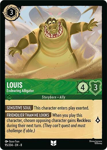 Louis - Endearing Alligator (95/204) [Reign of Jafar] - The Mythic Store | 24h Order Processing