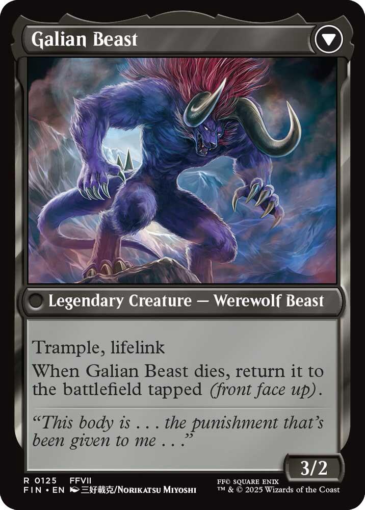 Vincent Valentine // Galian Beast [FINAL FANTASY] - The Mythic Store | 24h Order Processing