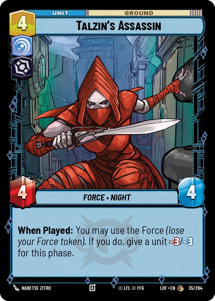 Talzin's Assassin (35/264) (35/264) [Legends of the Force] - The Mythic Store | 24h Order Processing