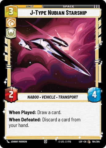 J-Type Nubian Starship (194/264) (194/264) [Legends of the Force] - The Mythic Store | 24h Order Processing