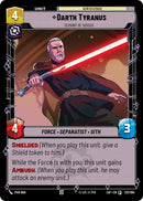 Darth Tyranus - Servant of Sidious (231/264) (231/264) [Legends of the Force]