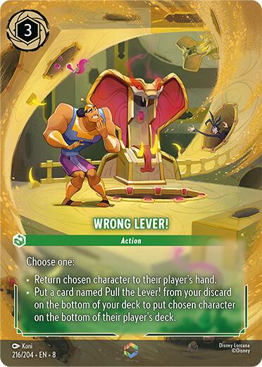 Wrong Lever! (Enchanted) (216/204) [Reign of Jafar] - The Mythic Store | 24h Order Processing