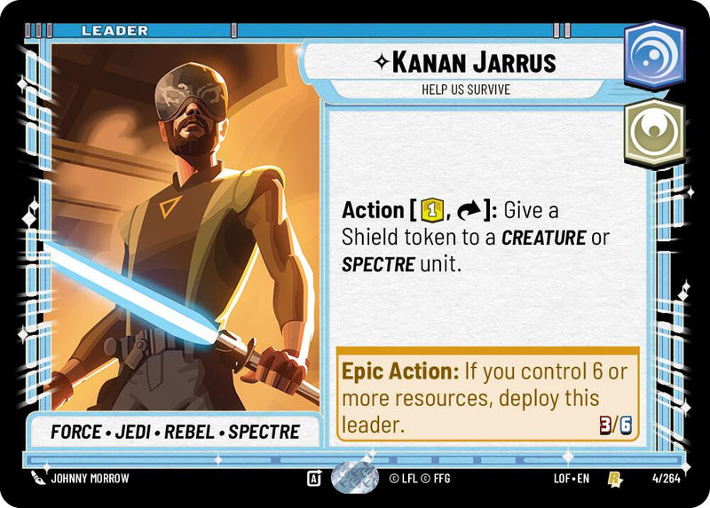 Kanan Jarrus - Help Us Survive (004/264) (004/264) [Legends of the Force] - The Mythic Store | 24h Order Processing