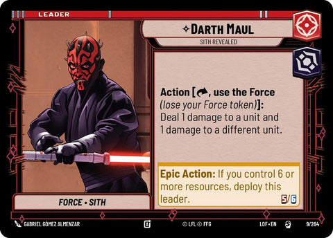 Darth Maul - Sith Revealed (009/264) (009/264) [Legends of the Force] - The Mythic Store | 24h Order Processing