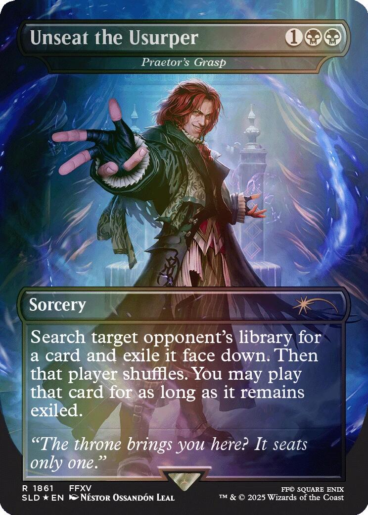Unseat the Usurper - Praetor's Grasp (Rainbow Foil) [Secret Lair Drop Series] - The Mythic Store | 24h Order Processing