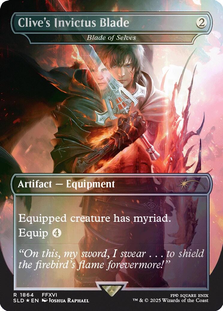 Clive's Invictus Blade - Blade of Selves (Rainbow Foil) [Secret Lair Drop Series] - The Mythic Store | 24h Order Processing