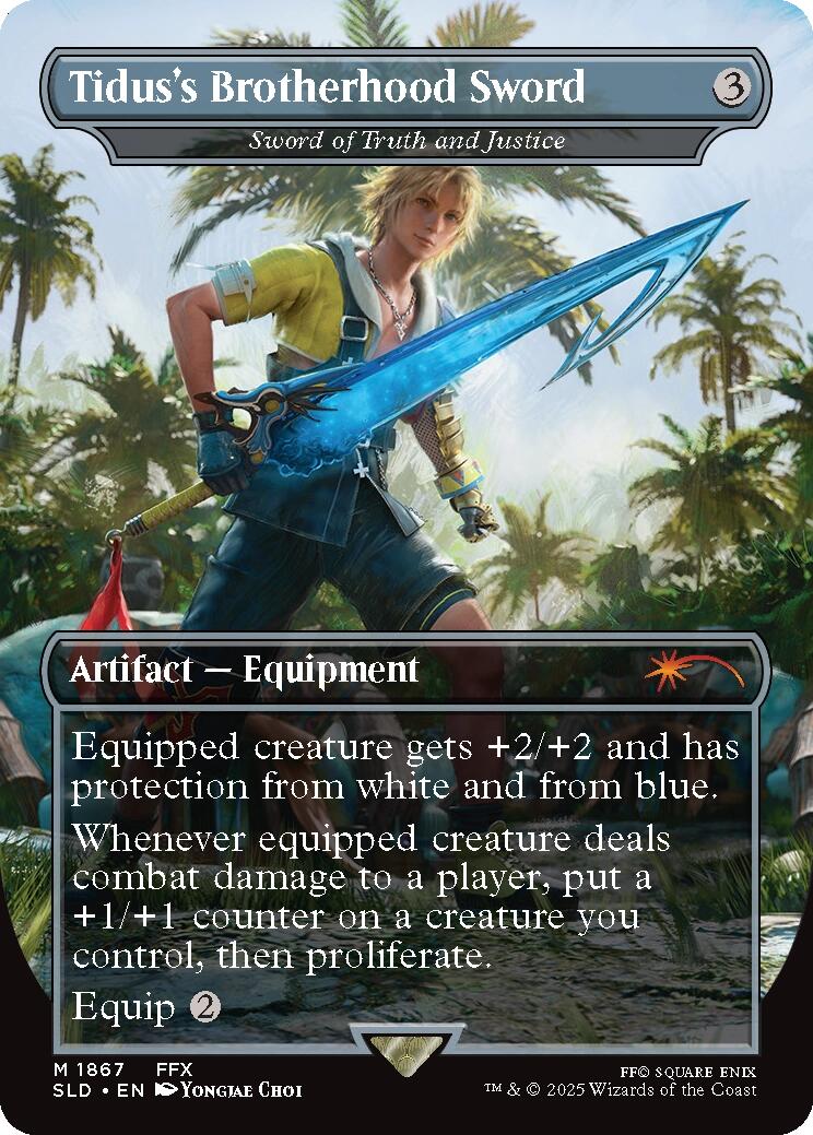 Tidus's Brotherhood Sword - Sword of Truth and Justice [Secret Lair Drop Series] - The Mythic Store | 24h Order Processing