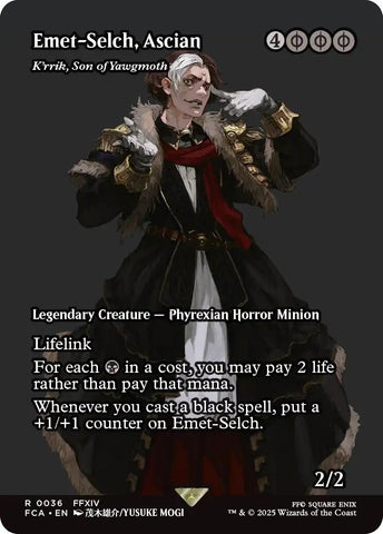 Emet-Selch, Ascian - K'rrik, Son of Yawgmoth (Showcase) [FINAL FANTASY : Through the Ages] - The Mythic Store | 24h Order Processing
