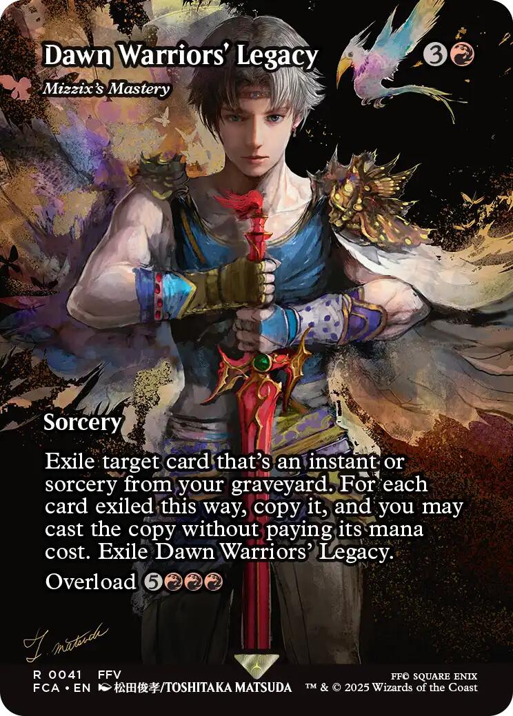 Dawn Warriors' Legacy - Mizzix's Mastery (Showcase) [FINAL FANTASY : Through the Ages] - The Mythic Store | 24h Order Processing