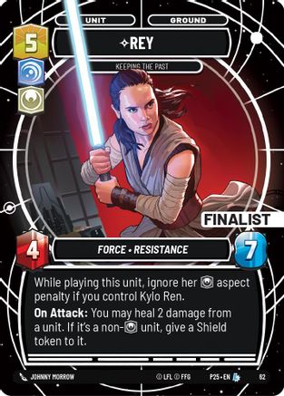 Rey (62) - Keeping the Past (Finalist) (62) [Store Showdown Promos] - The Mythic Store | 24h Order Processing