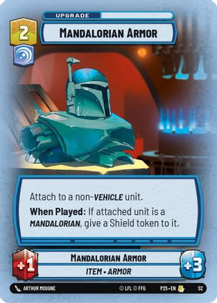 Mandalorian Armor (52) (52) [Store Showdown Promos] - The Mythic Store | 24h Order Processing