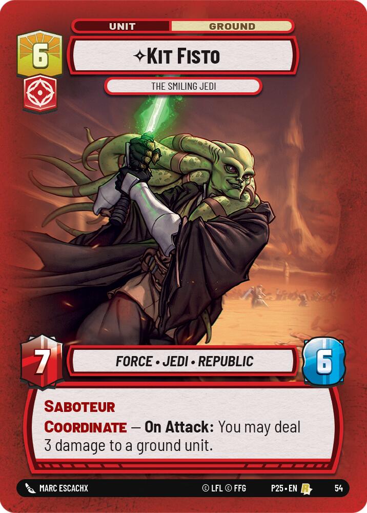 Kit Fisto (54) - The Smiling Jedi (54) [Store Showdown Promos] - The Mythic Store | 24h Order Processing
