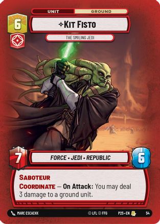 Kit Fisto (54) - The Smiling Jedi (54) [Store Showdown Promos] - The Mythic Store | 24h Order Processing