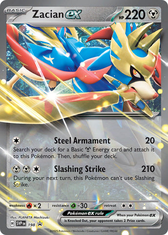 Zacian ex (198) [Scarlet & Violet: Black Star Promos] - The Mythic Store | 24h Order Processing