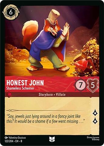 Honest John - Shameless Schemer (122/204) [Reign of Jafar] - The Mythic Store | 24h Order Processing