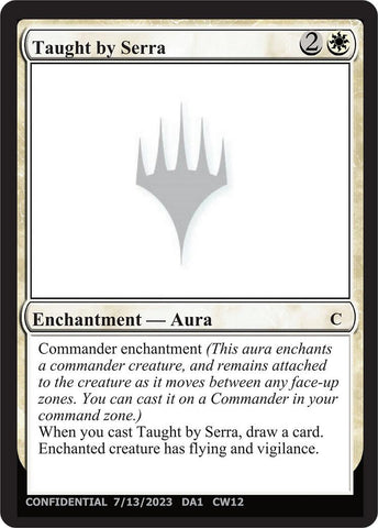 Taught by Serra [Unknown Event] - The Mythic Store | 24h Order Processing