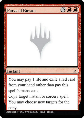 Force of Rowan [Unknown Event] - The Mythic Store | 24h Order Processing