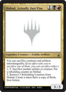 Slobad, Actually Just Fine [Mystery Booster] - The Mythic Store | 24h Order Processing