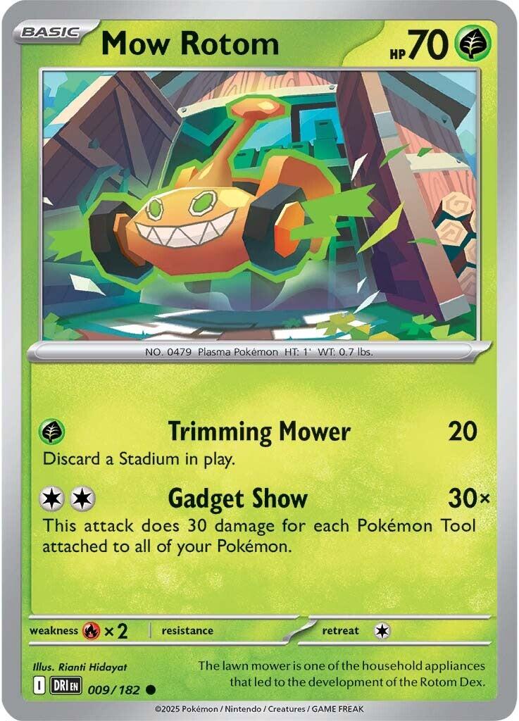 Mow Rotom (009/182) [Scarlet & Violet: Destined Rivals] - The Mythic Store | 24h Order Processing